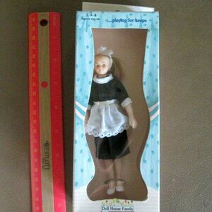 90s NWT Vintage Horsman Doll House Family Lady Figure Goldie Maid Housekeeper